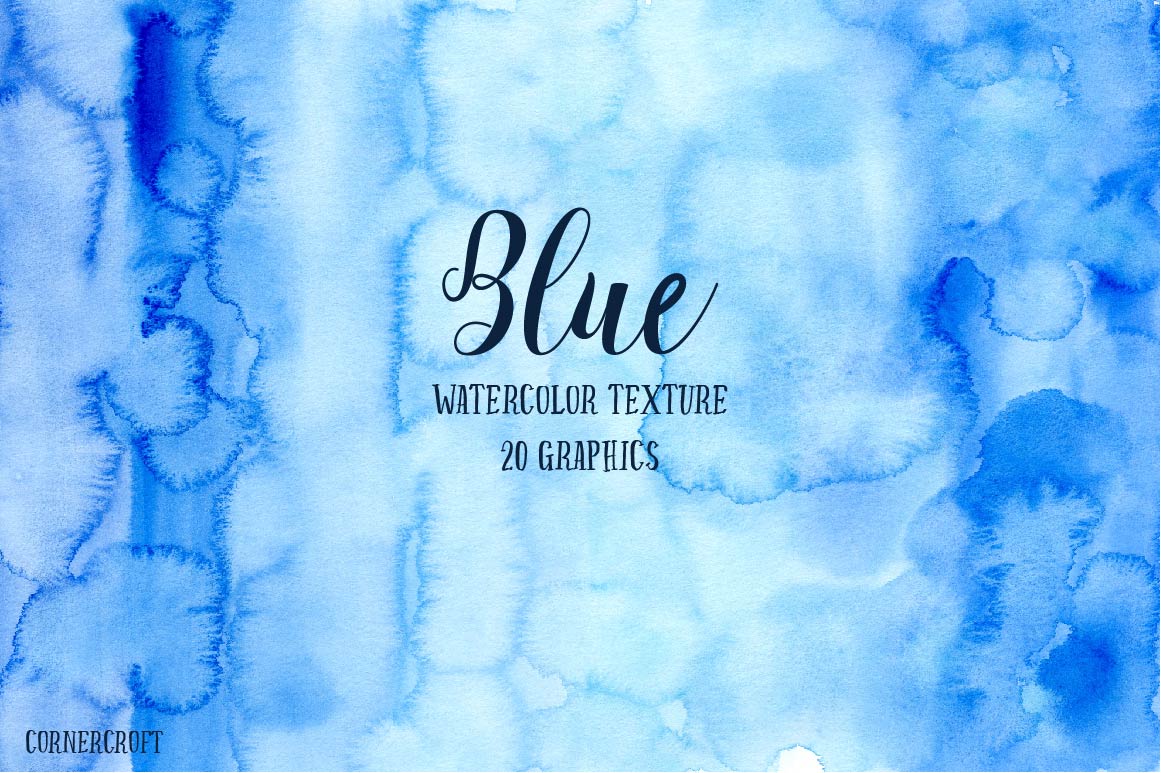 1161x773 Watercolor Texture Blue By Cornercroft