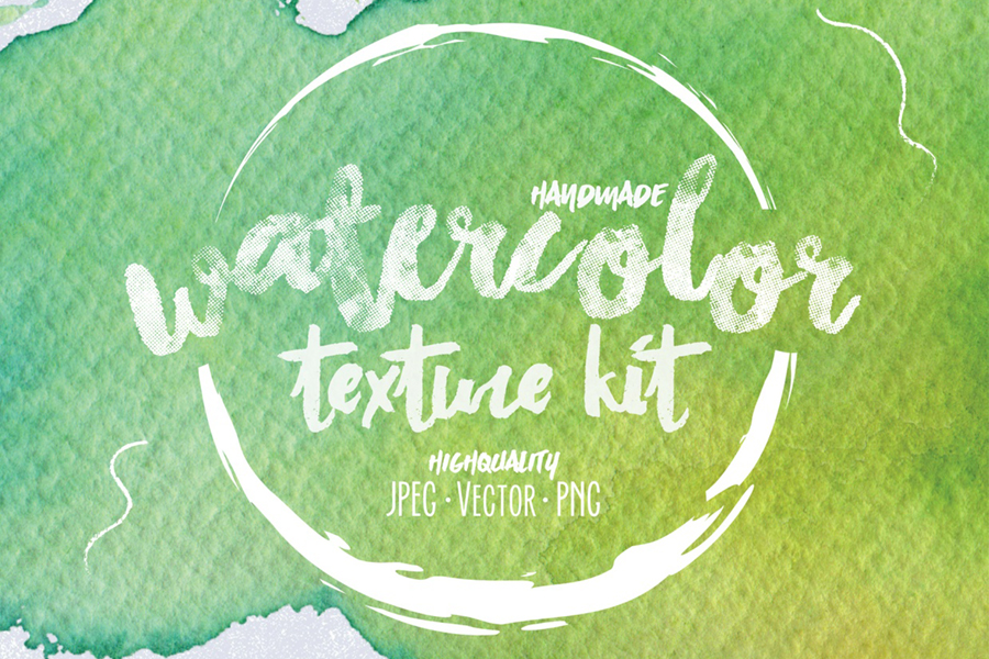 900x600 Free Watercolor Texture Kit
