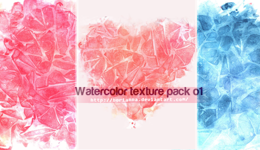 520x300 Watercolor Texture Pack 01 By Borianna