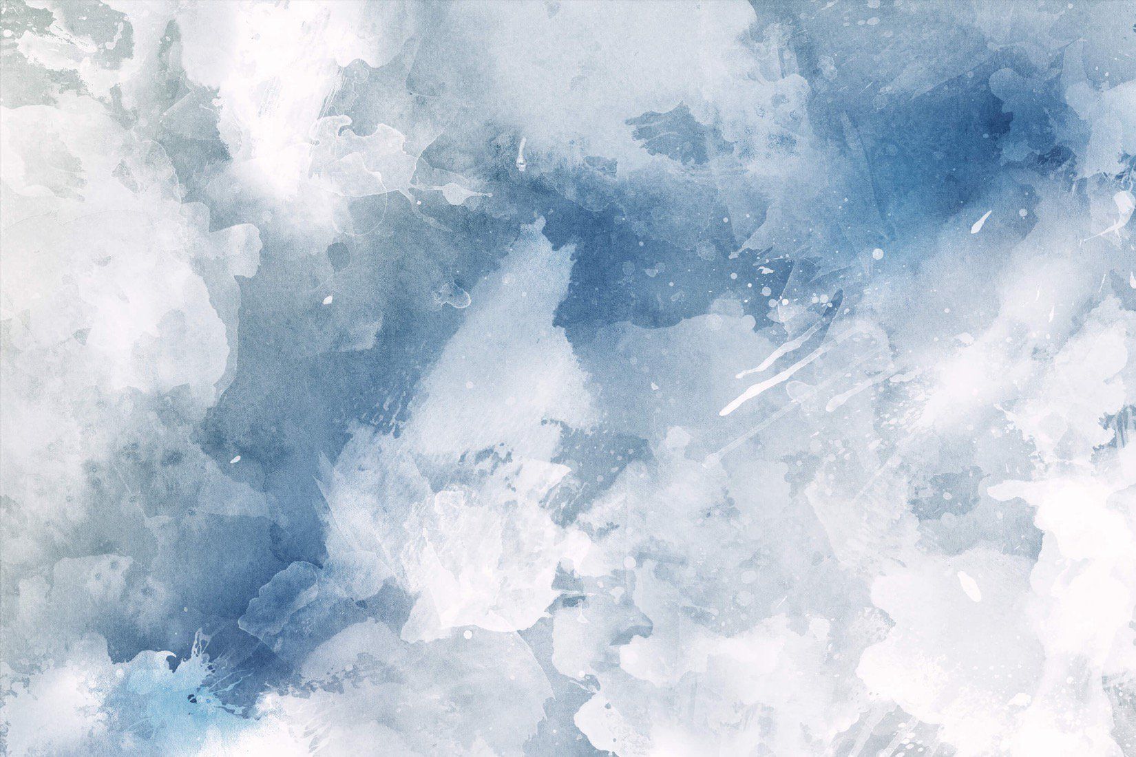1650x1100 Blue And White Grunge Paint Watercolour Wallpaper Wall Paper