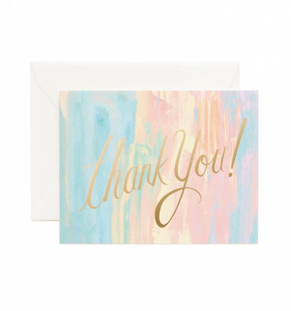 600x640 Watercolor Thank You Card Print Amp Paper
