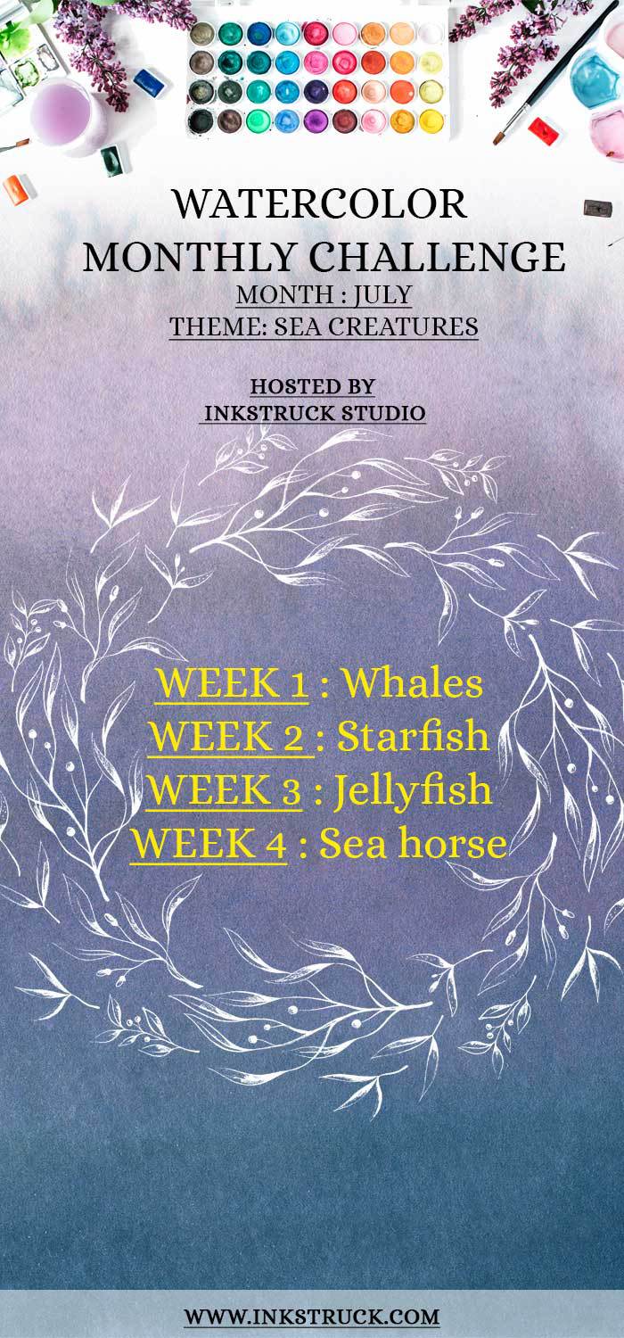 700x1500 2018 July Watercolor Prompts Inkstruck Studio