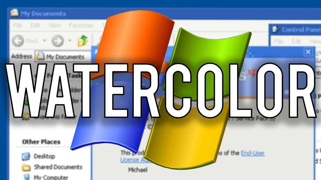 1280x720 Install The Watercolor Theme On Windows Xp (Tutorial)