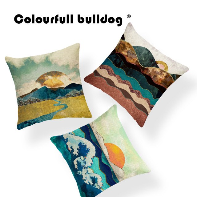 640x640 Mountains Sunrise Cloud Cushion Sky Cover Pillow Shabby Chic Home