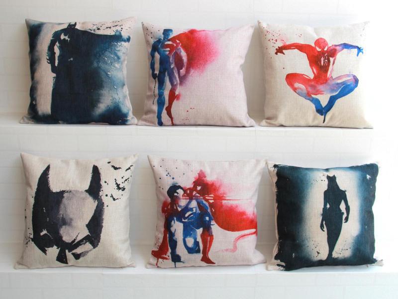 800x600 Buy Batman Pillow Cover, Watercolor Batman