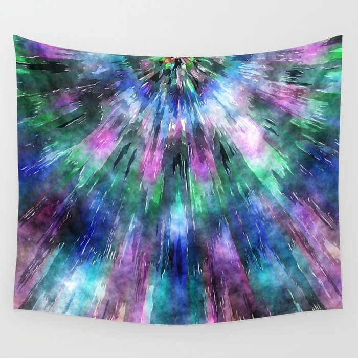 700x700 Textured Watercolor Tie Dye Wall Tapestry By Perkinsdesigns Society6