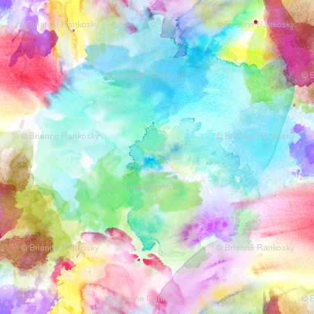 450x450 Tie Dye Rainbow Watercolor Wallpaper