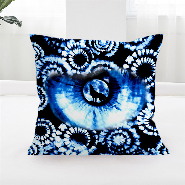 640x640 Buy Blessliving Blue Tie Dye Pillow Covers