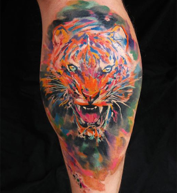 600x656 55 Awesome Tiger Tattoo Designs Art And Design