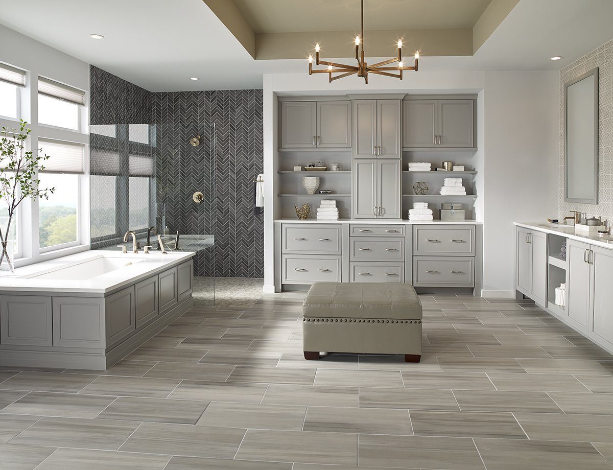 1200x920 Watercolor Porcelain Tile Collection Grigio
