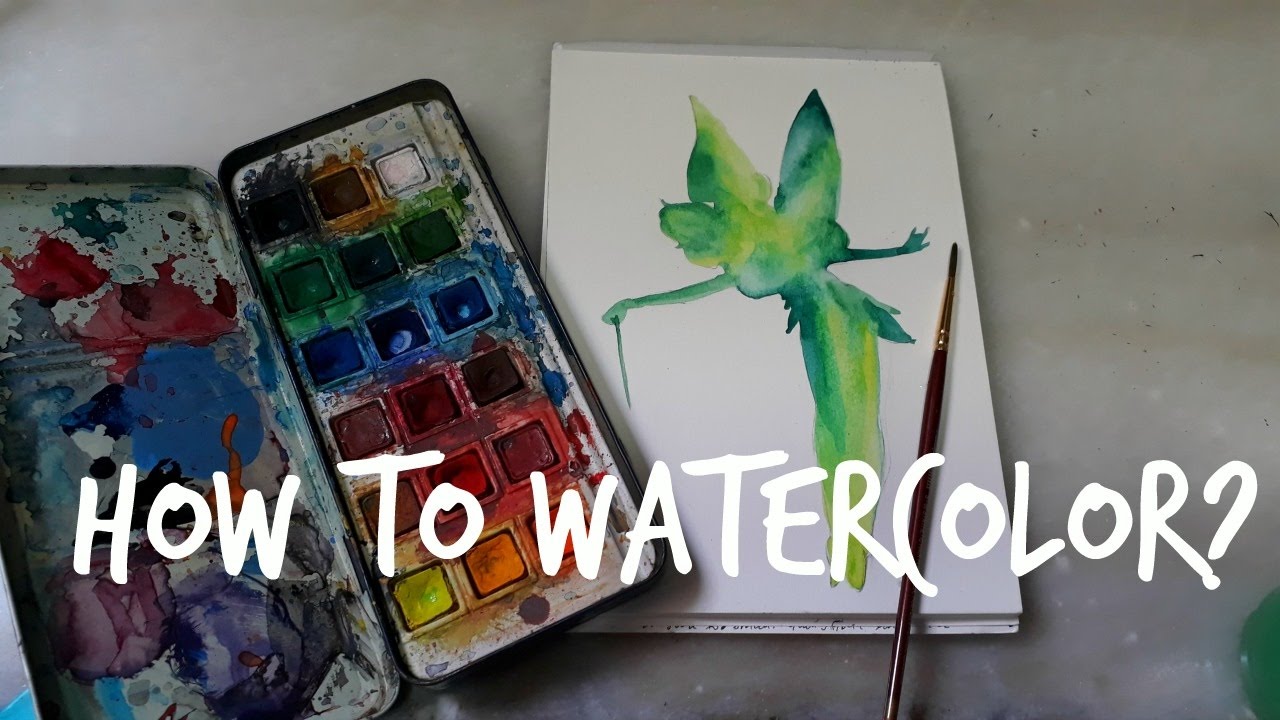 1280x720 How To Watercolor Tinkerbell The Galaxy Artist