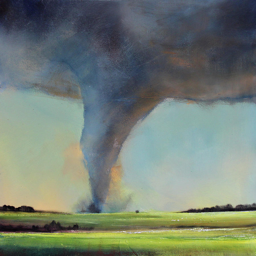 899x900 Tornado Touchdown Painting By Toni Grote