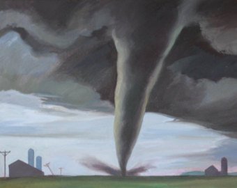 340x270 Tornado Painting Etsy