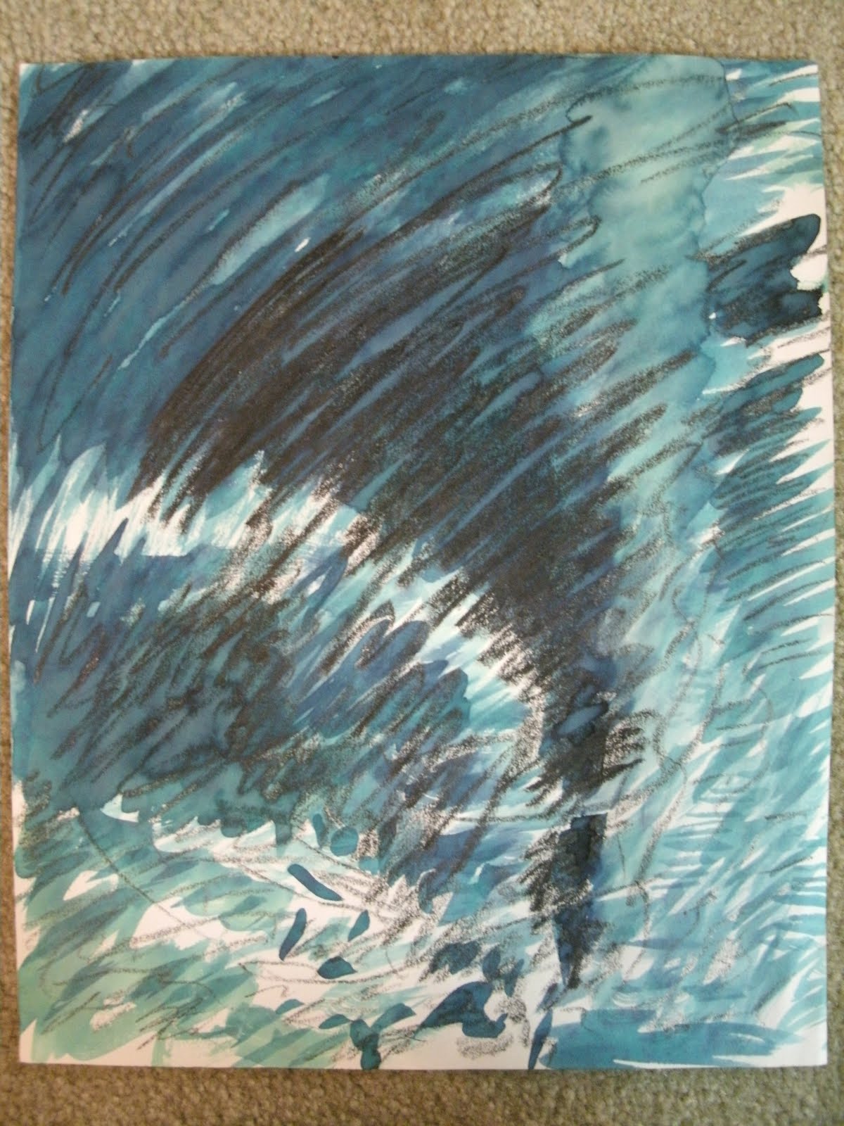 1200x1600 Hungry Comix Oversize Monochromatic Tornado Watercolor