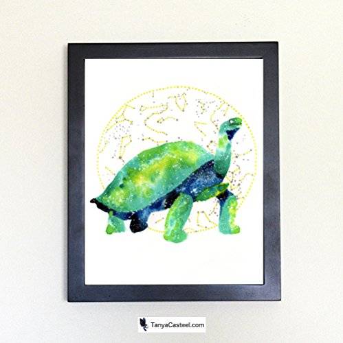 499x500 Tortoise Spirit Animal Art Print From Watercolor