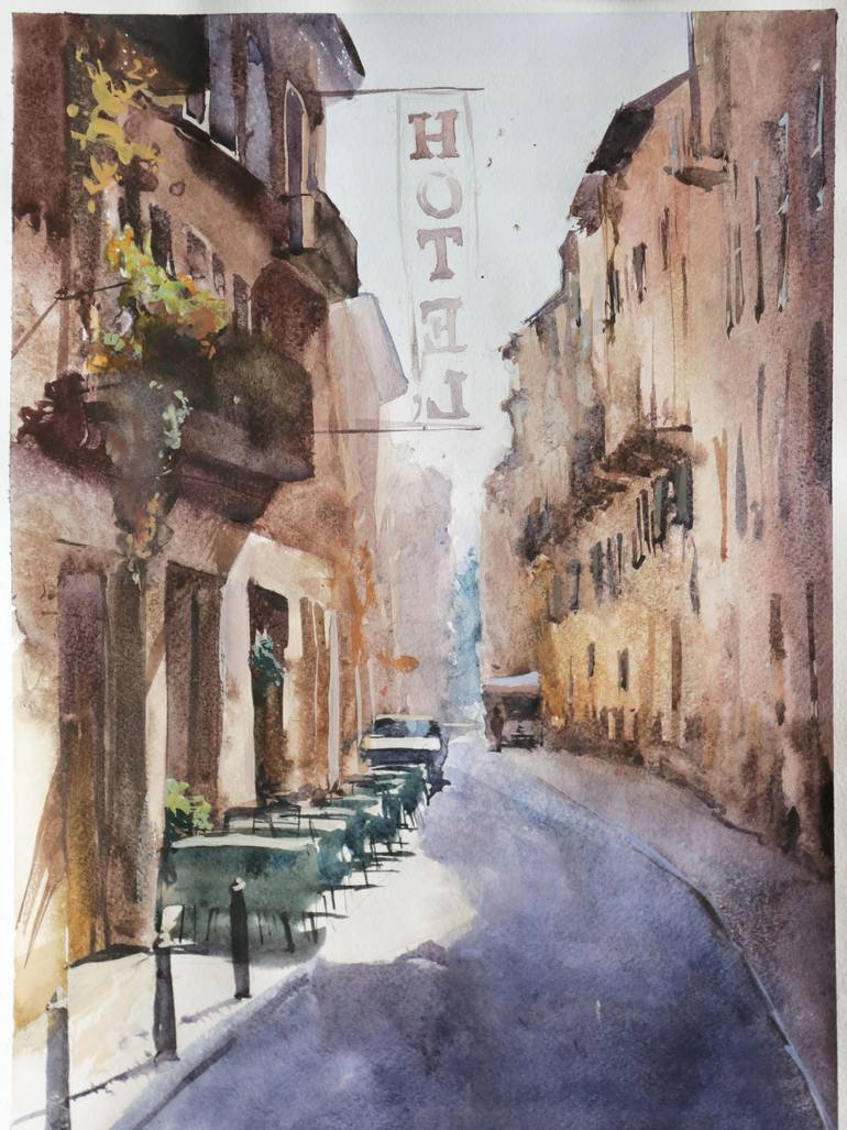Watercolor Town