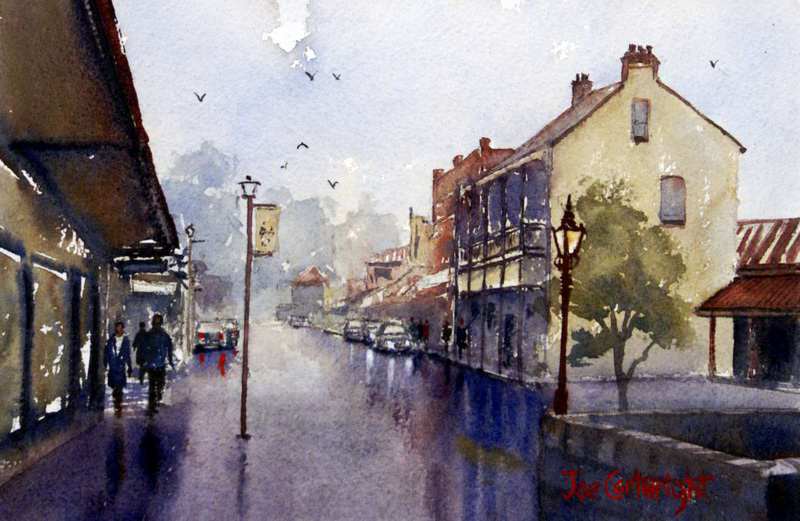 800x521 Watercolor Paintings Street Scene Gallery Watercolour