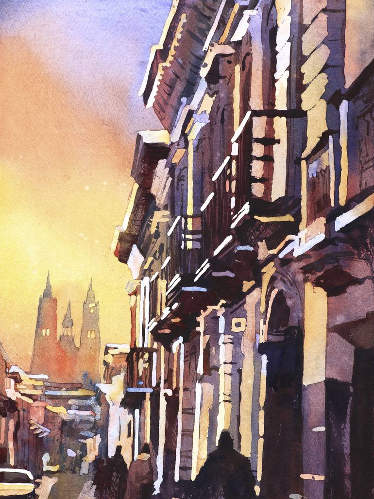 770x1027 Watercolor Painting Of Basilica