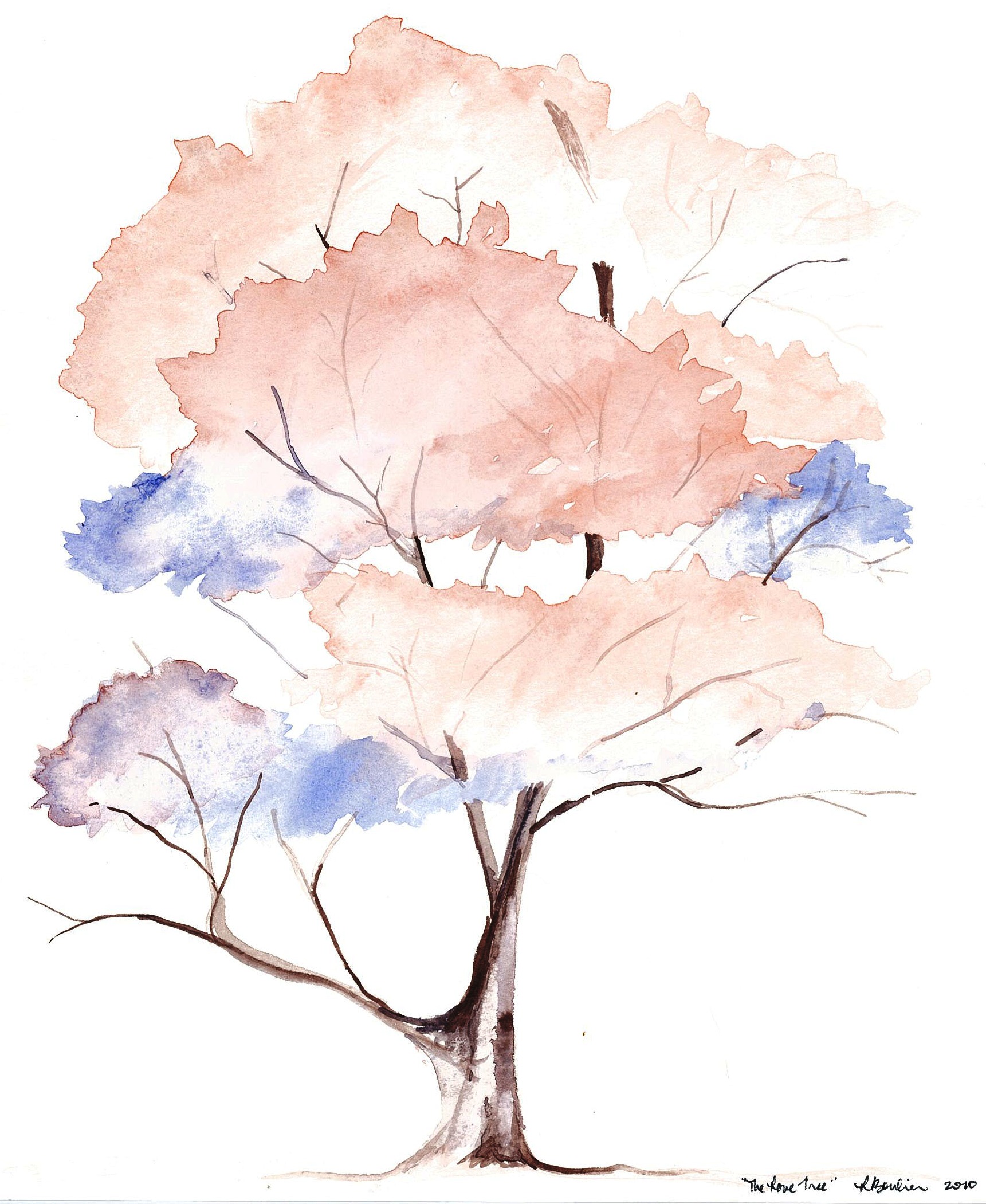 1721x2101 The Love Tree Watercolor 5 3 10
