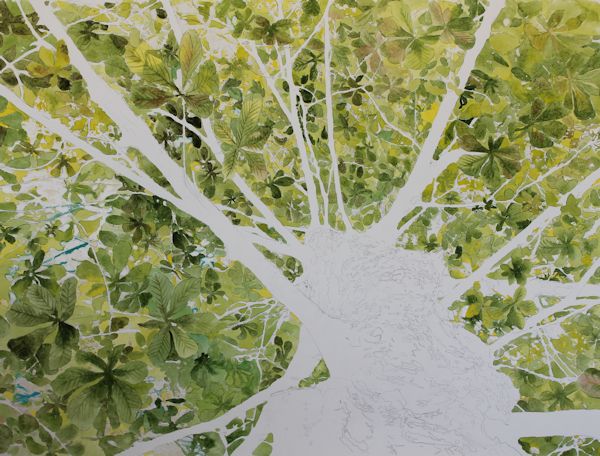 600x456 Watercolor Tree Step By Step, How To Paint Trees And Leaves With