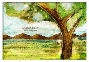 286x200 Watercolor Tree Free Vector Art