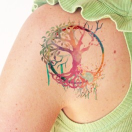 264x264 Tattoo Tree Of Life Watercolor