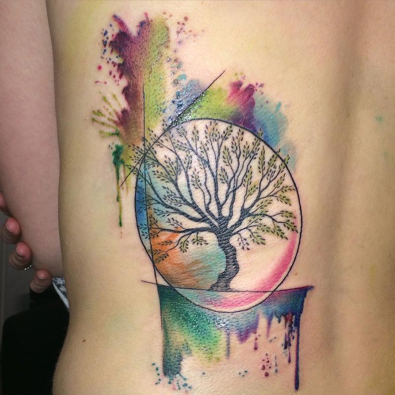 800x800 Colorful Tree Of Life Tattoos