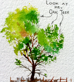 256x285 Easy Watercolor Paintings For Beginners Trees