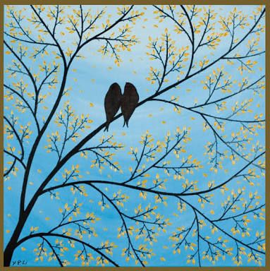 383x384 Image Result For Watercolour Tree Silhouette Oils