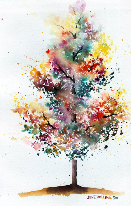 Watercolor Trees For Beginners at GetDrawings | Free download