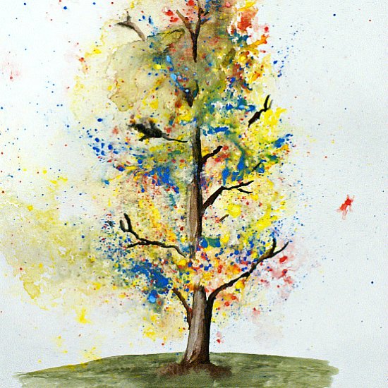 Watercolor Trees For Beginners at GetDrawings | Free download