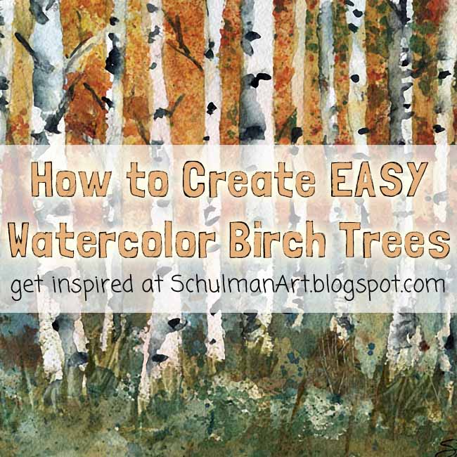 650x650 How To Paint Easy Watercolor Trees Schulman Art