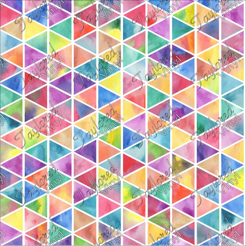 1024x1024 Siser Watercolor Triangle 01 Printed Htv