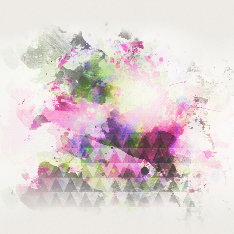 800x800 Watercolor Triangle Texture