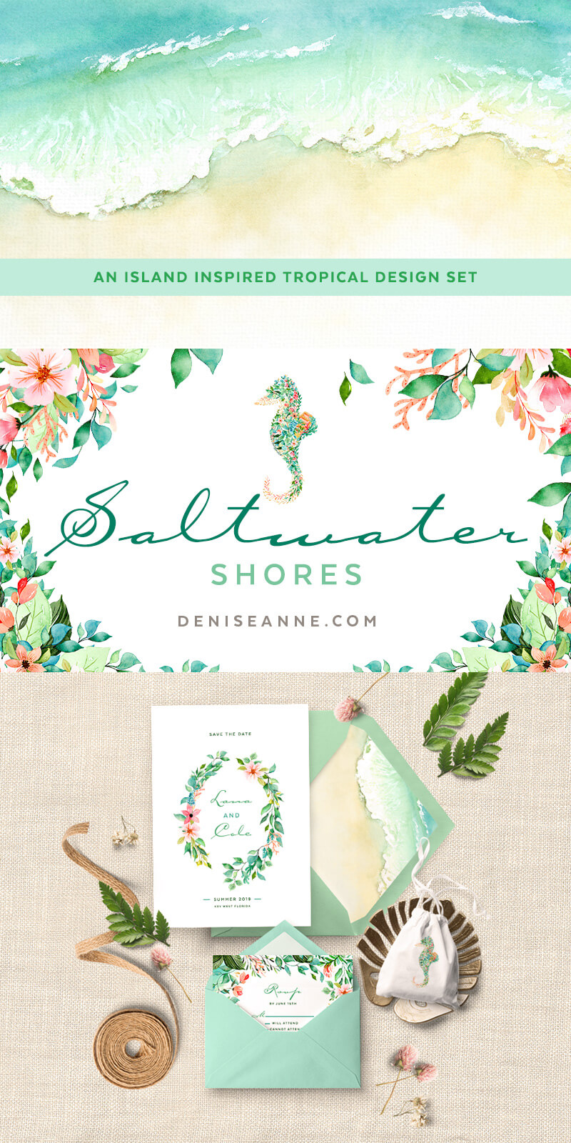 800x1600 Saltwater Shores