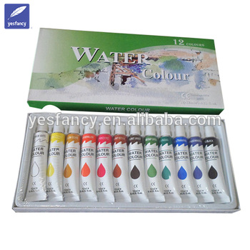 350x350 Hot Selling 12ml Tubes Water Colour Paint Oem Logo Watercolor 12