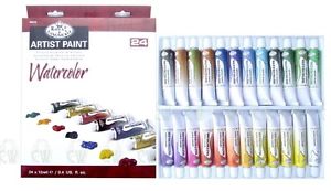 300x173 24 Pc Watercolor Paint Tubes Set Royal Langnickel Painting Art