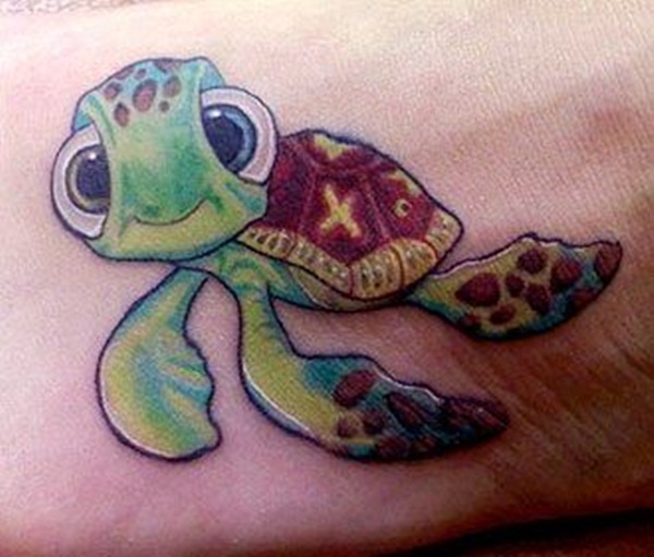 600x511 Lucky Turtle Tattoos For Boys And Girls
