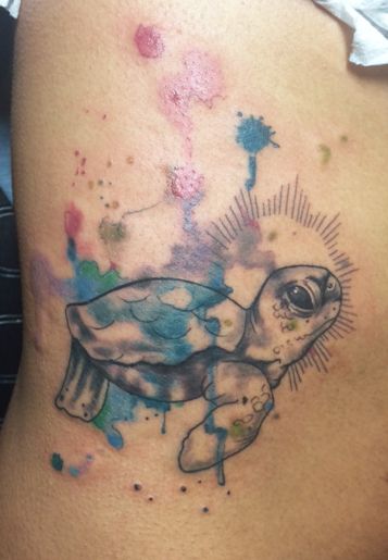 357x515 Watercolor Tattoos Turtle Ideas
