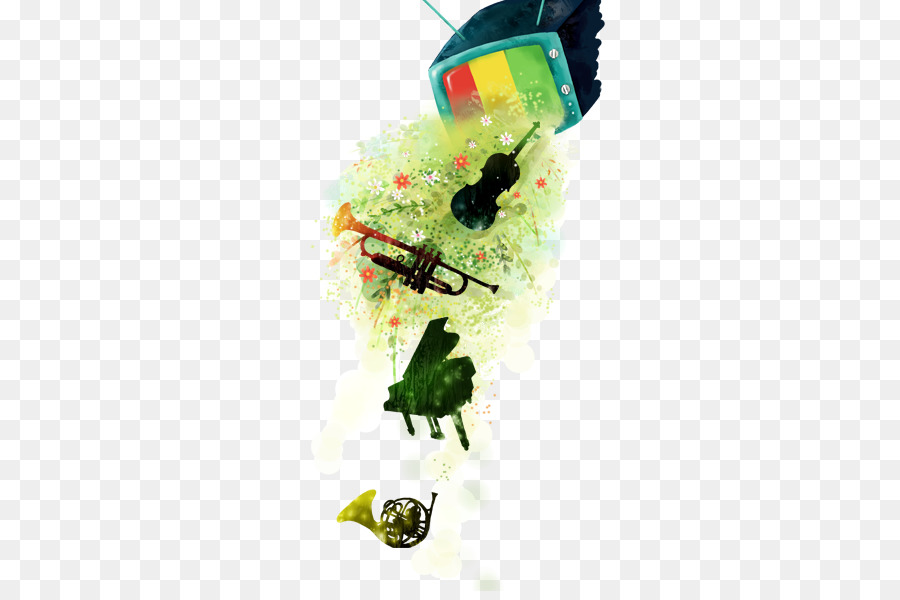 900x600 Download Watercolor Painting Musical Instruments Piano House