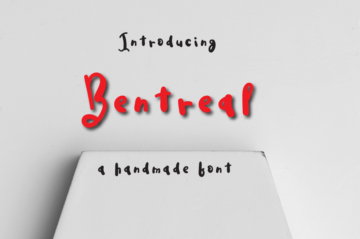 1160x772 Bentreal Typeface By Watercolor Floral Designs By
