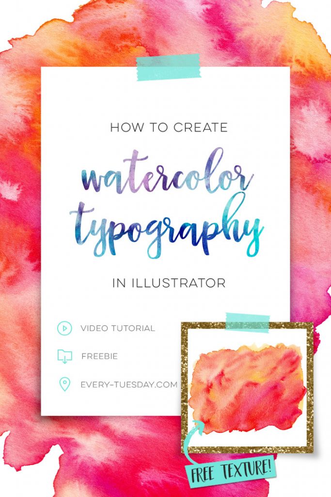 683x1024 How To Create Watercolor Typography In Illustrator