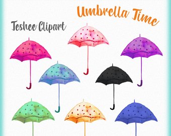 340x270 Umbrella Watercolor Etsy