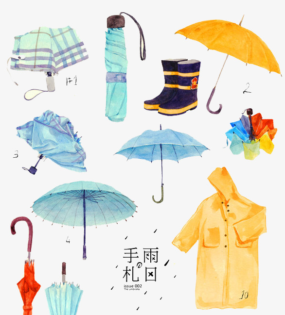 586x649 Watercolor Decoration, Watercolor Clipart, Watercolor, Umbrella