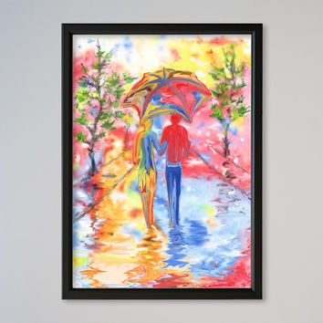 354x354 Best Watercolor Umbrella Art Products On Wanelo
