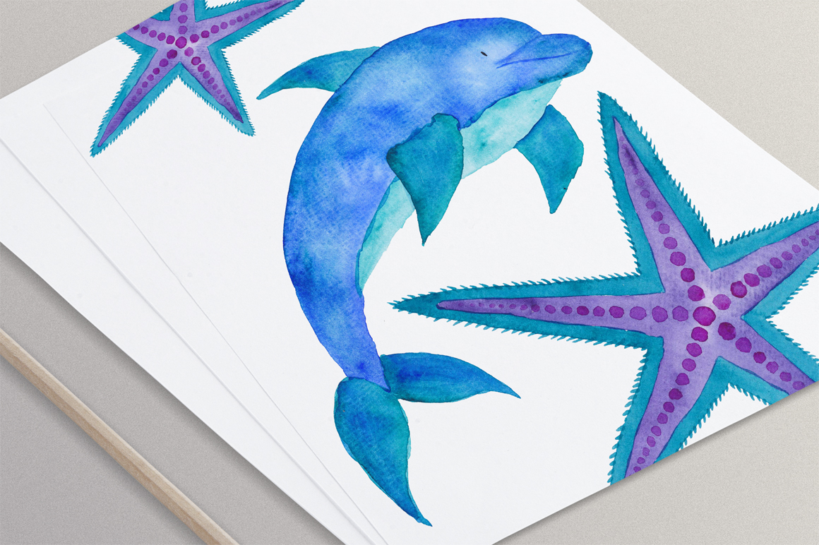 1160x772 Under The Sea Watercolor Collection By Tanya Kart