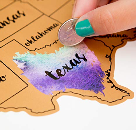 466x445 Jetsettermaps Scratch Your Travels United States Of