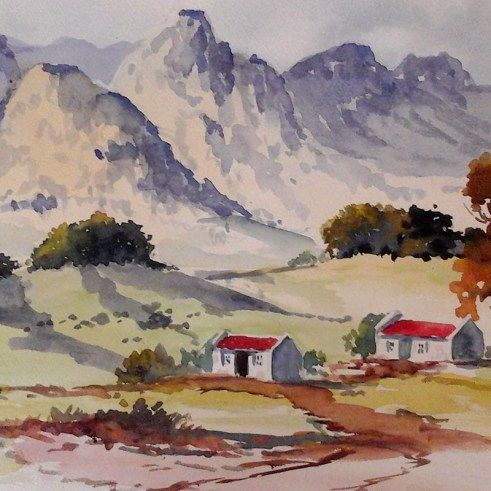 491x491 Guest Artist Painting Life In Africa By Lisbe Van Wyk