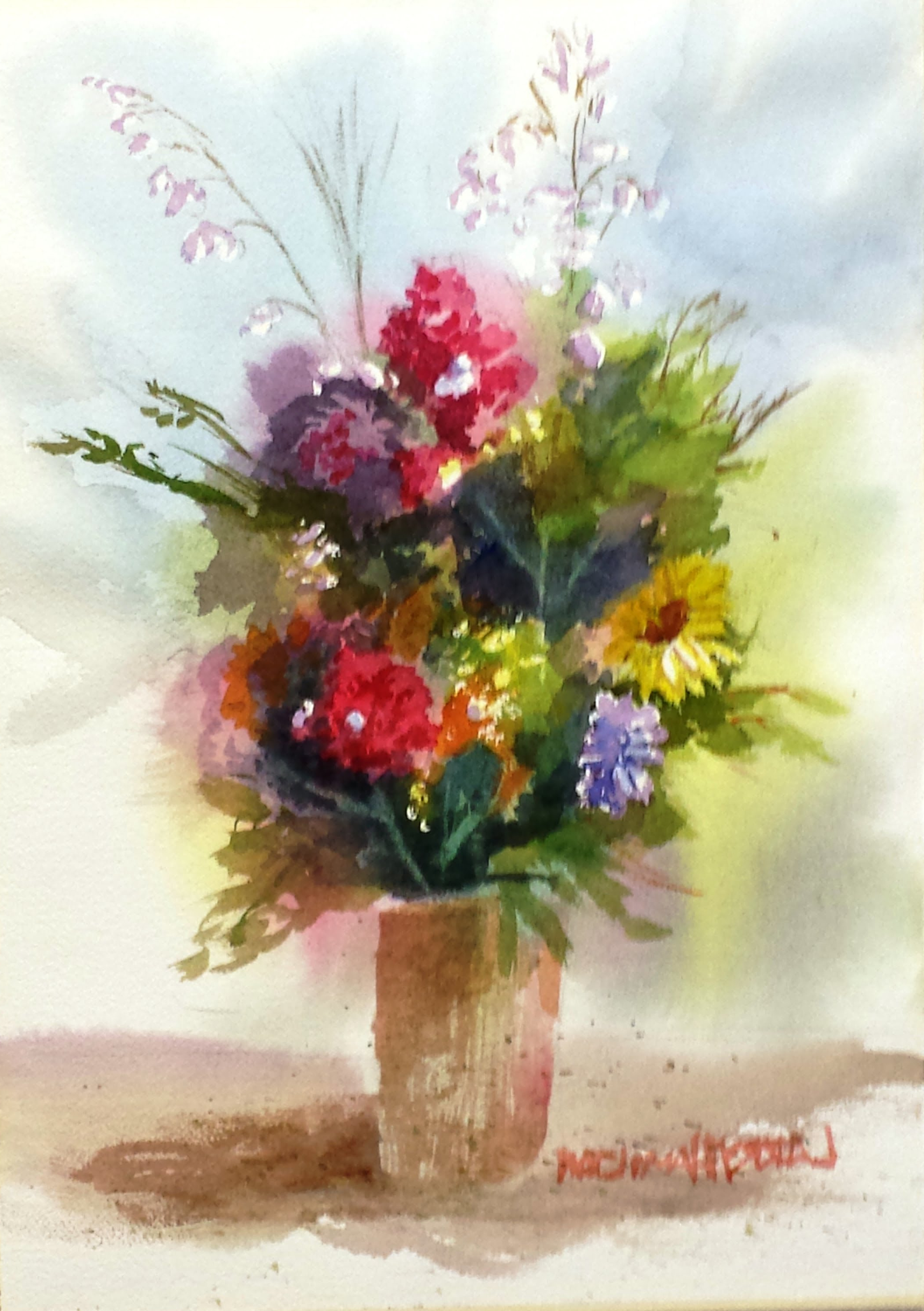 2115x3000 Painting Of Flower Vase Paint Along With Larry Hamilton