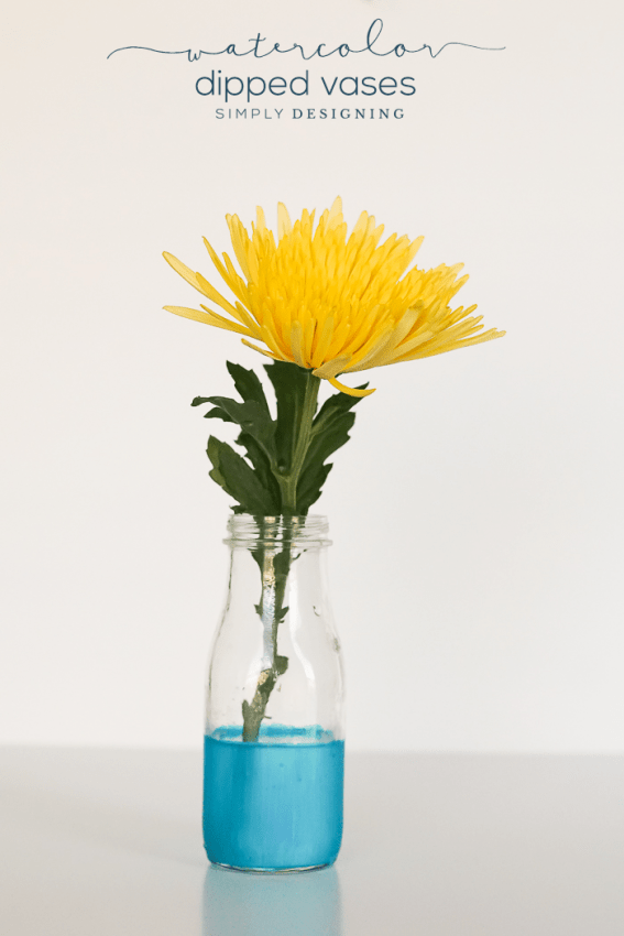 567x850 Watercolor Dipped Vase